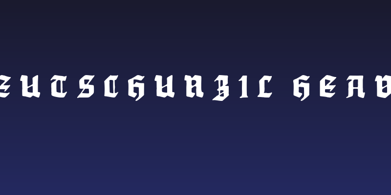 WerbedeutschUNZ1L Heavy Italic Social Header