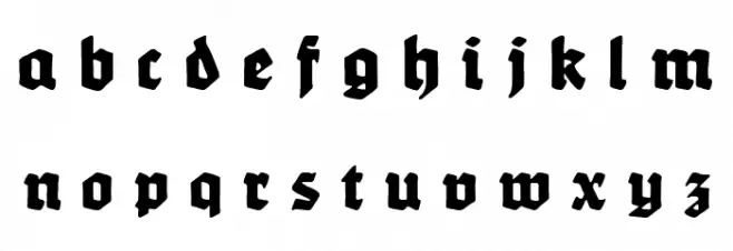 WerbedeutschUNZ1L Heavy Italic خط أحرف صغيرة