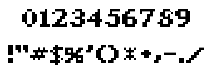 WerdnasReturn Font OTHER CHARS