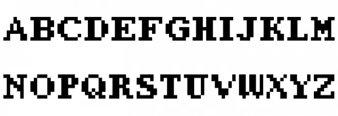 WerdnasReturn Font Litere mari