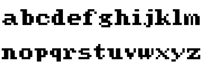 WerdnasReturn Font LOWERCASE