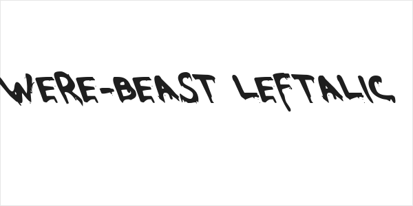 Were-Beast Leftalic Logo