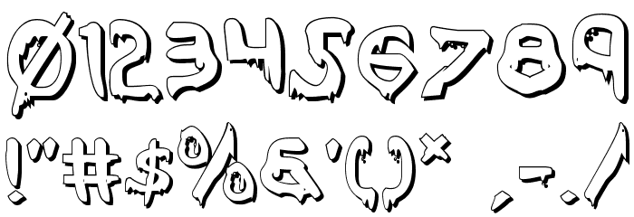 Were-Beast Shadow Font OTHER CHARS