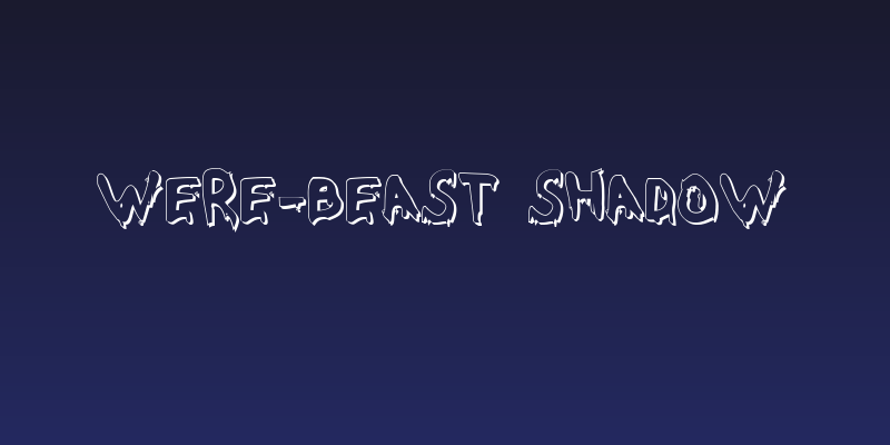 Were-Beast Shadow Social Header