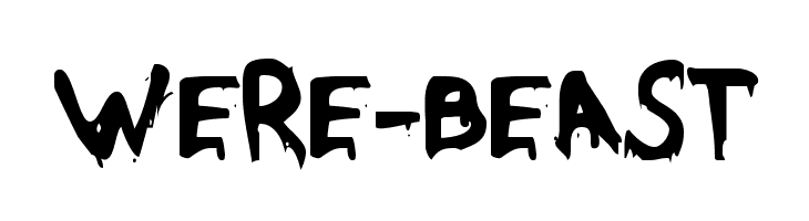 Were-Beast  Free Fonts Download