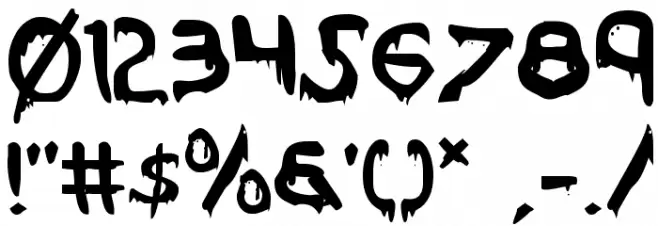 Were-Beast Font OTHER CHARS