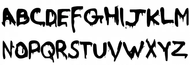 Were-Beast Schriftart Groß