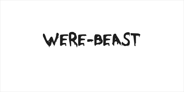 Were-Beast Logo