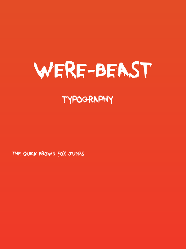 Were-Beast Poster