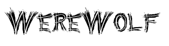 WereWolf1  नि: शुल्क फ़ॉन्ट्स डाउनलोड