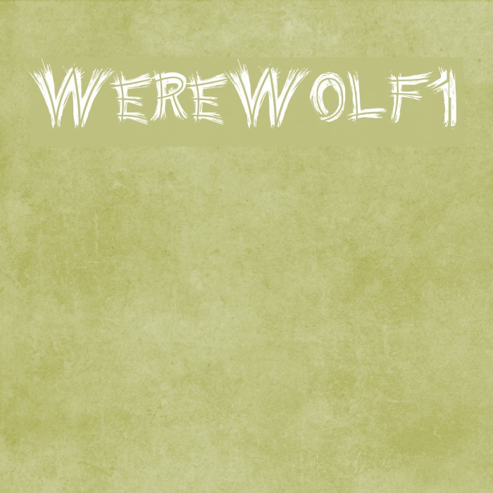 WereWolf1 Example 1