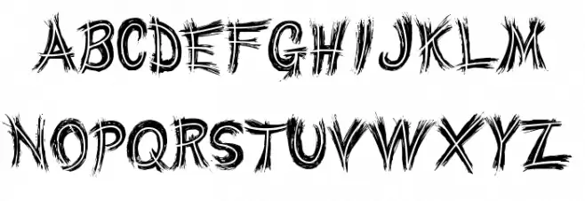 WereWolf1 字体 小写