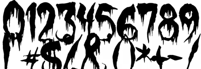 Werewolf Moon Font OTHER CHARS