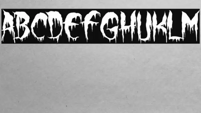 Werewolf Moon Font examples