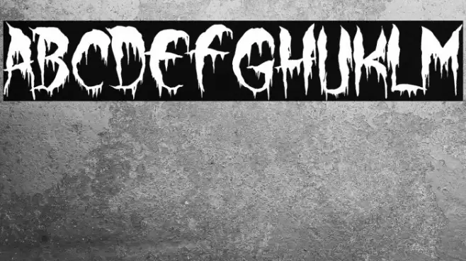 Werewolf Moon Font examples