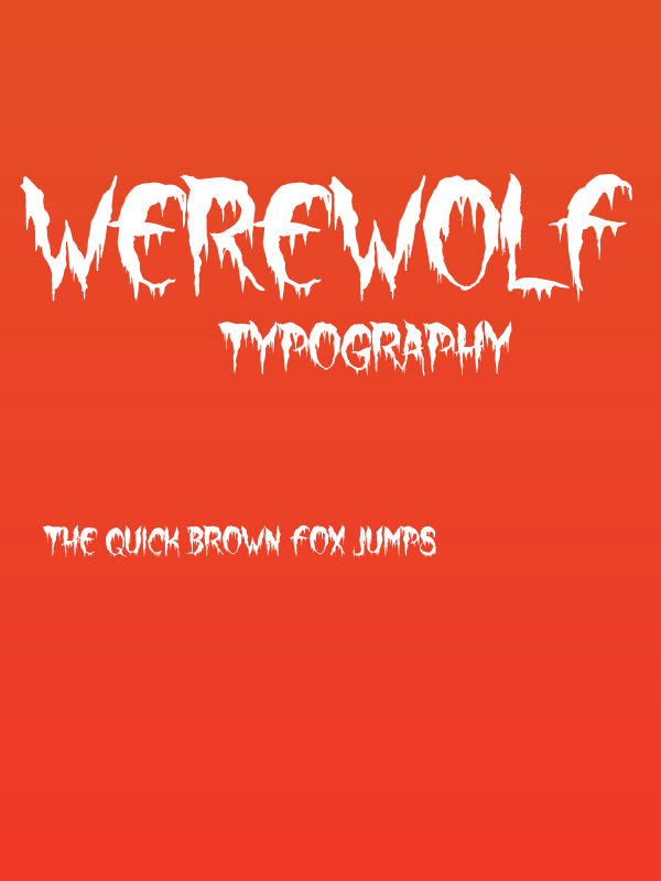 Werewolf Moon Poster