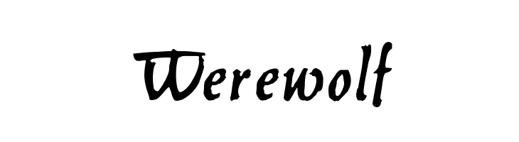 Werewolf  नि: शुल्क फ़ॉन्ट्स डाउनलोड