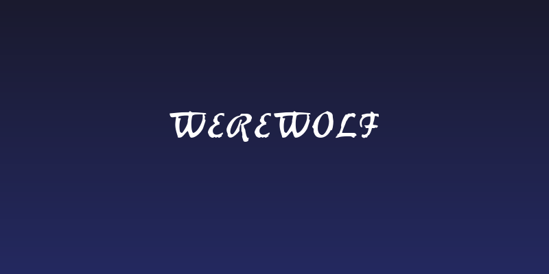 Werewolf Social Header