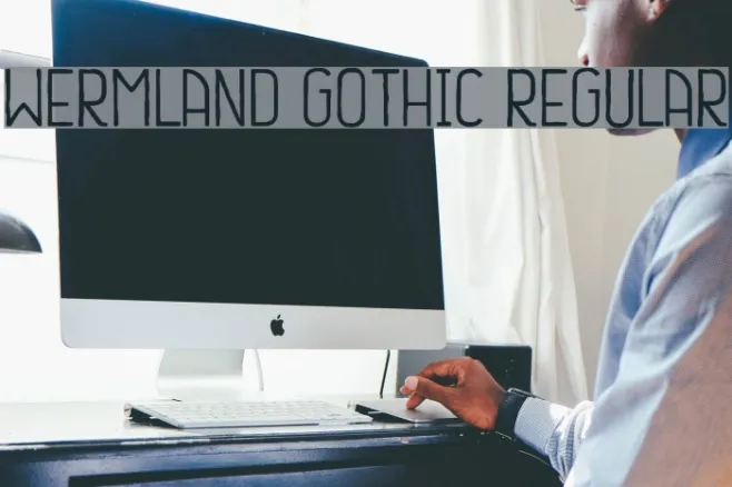 Wermland Gothic Regular Example 2