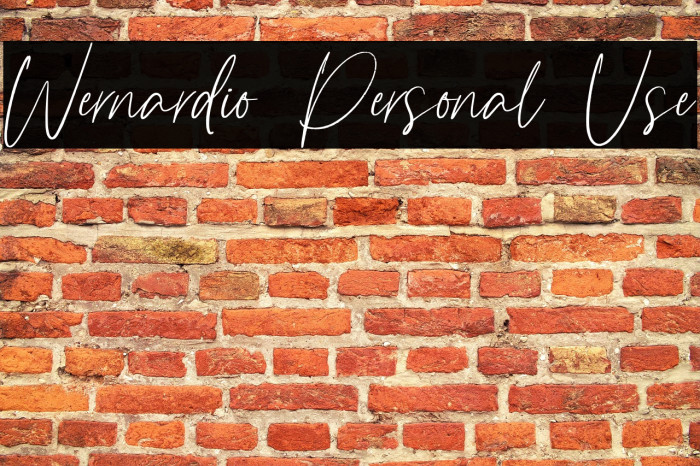 Wernardio Personal Use Example 1