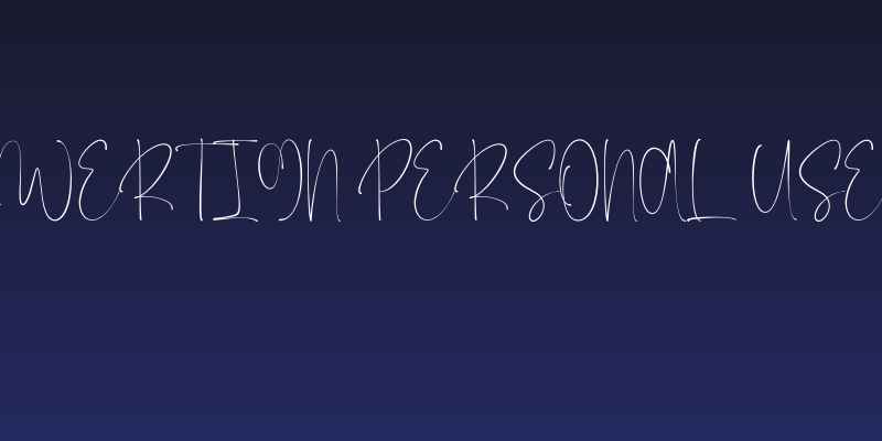 Wertign Personal Use Social Header