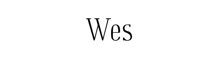 Wes  नि: शुल्क फ़ॉन्ट्स डाउनलोड