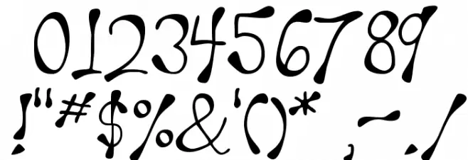 Wesley Font Alte caractere