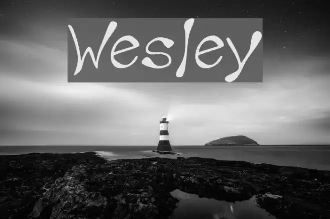 Wesley Font examples