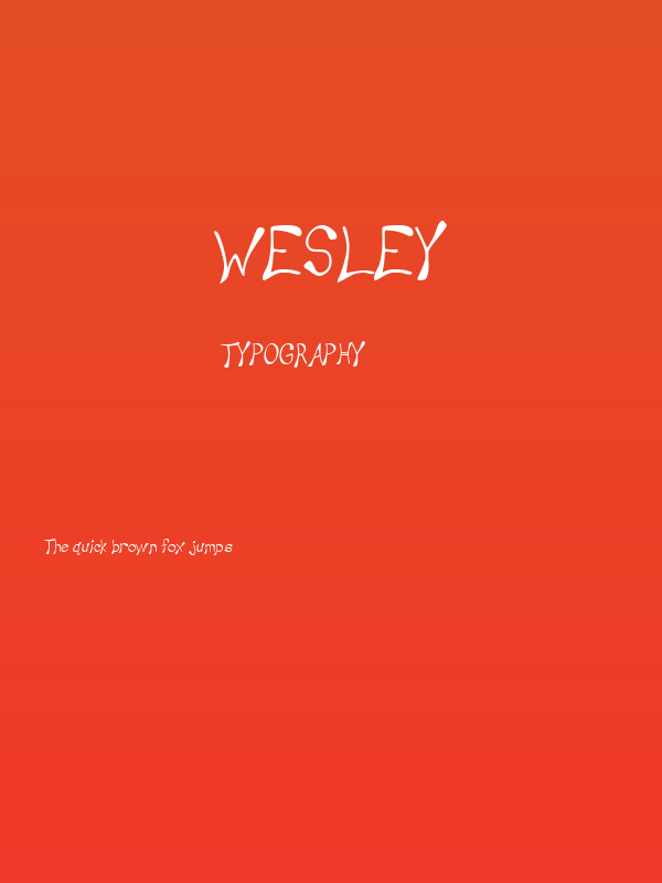 Wesley Poster