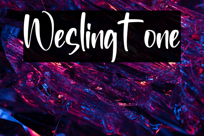 Weslingtone Example 1