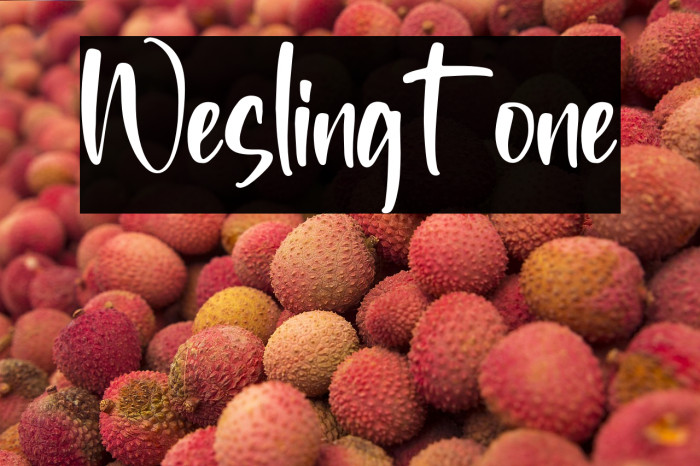 Weslingtone Example 3