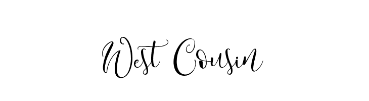 West Cousin  Free Fonts Download