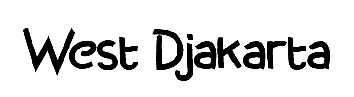 West Djakarta  Frei Schriftart Herunterladen