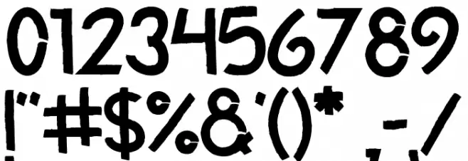 West Djakarta Font OTHER CHARS