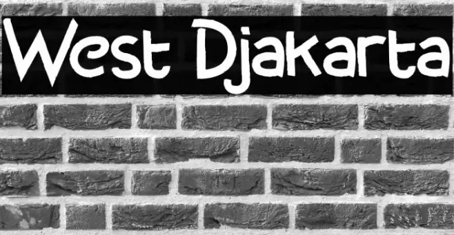West Djakarta Font examples