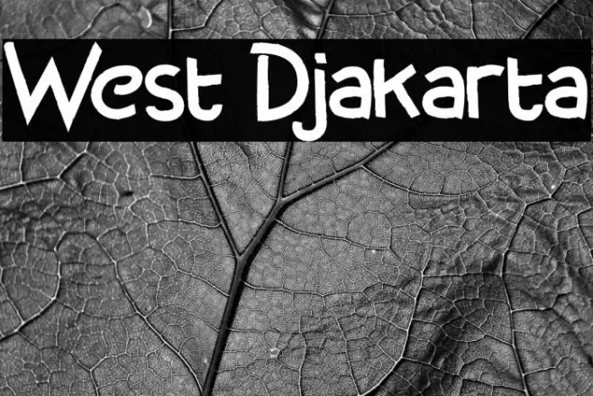 West Djakarta Font examples
