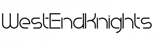 West End Knights  baixar fontes gratis