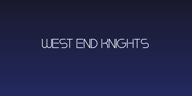 West End Knights Social Header