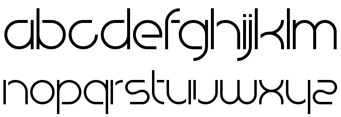 West End Knights Font LOWERCASE