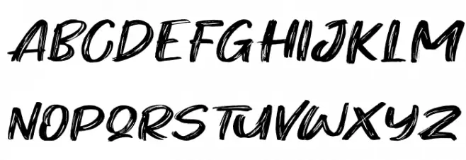 West Fighter Schriftart Groß