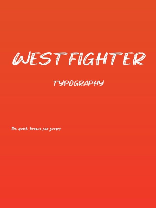 West Fighter Poster