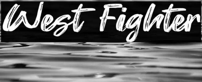 West Fighter Font examples