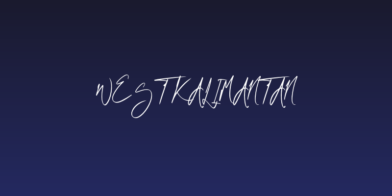 West Kalimantan Social Header