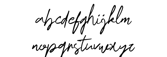 West Kalimantan Font LOWERCASE