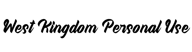 West Kingdom Personal Use  لخطوط تنزيل