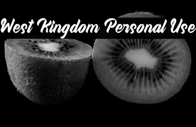 West Kingdom Personal Use Font examples