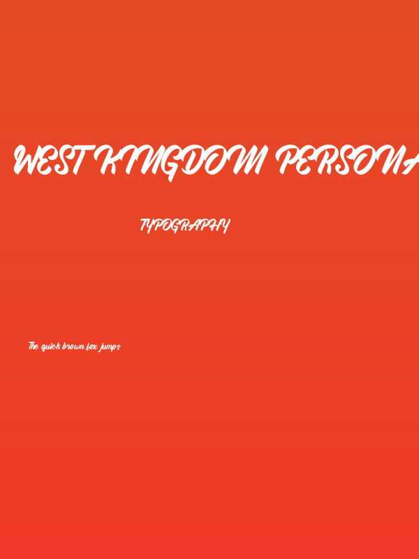 West Kingdom Personal Use Poster