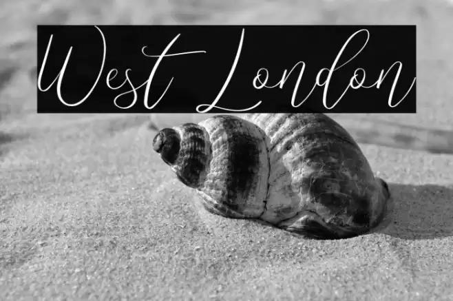 West London Font examples