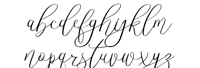 West London Font LOWERCASE