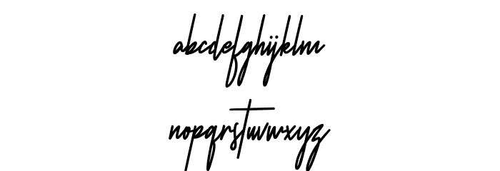 West Most Free Regular Font LOWERCASE